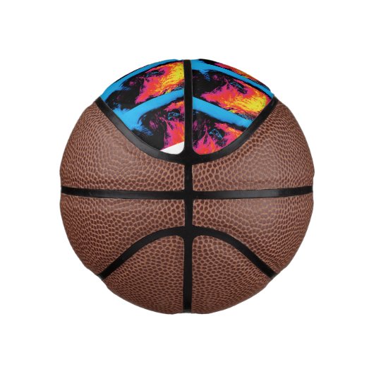 Peper en kunststof, geïsoleerd mini basketbal (Rechts)