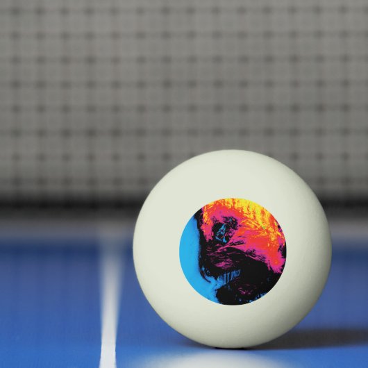 Peper en kunststof, geïsoleerd pingpongbal (Net)