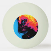 Peper en kunststof, geïsoleerd pingpongbal (Voorkant)