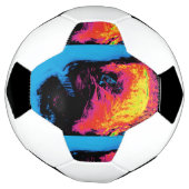 Peper en kunststof, geïsoleerd voetbal (Gedraaid)