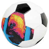 Peper en kunststof, geïsoleerd voetbal (Drie kwart)