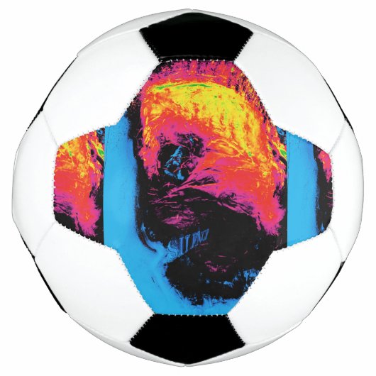 Peper en kunststof, geïsoleerd voetbal (Voorkant)