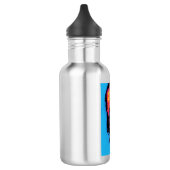 Peper en kunststof, geïsoleerd waterfles (Links)