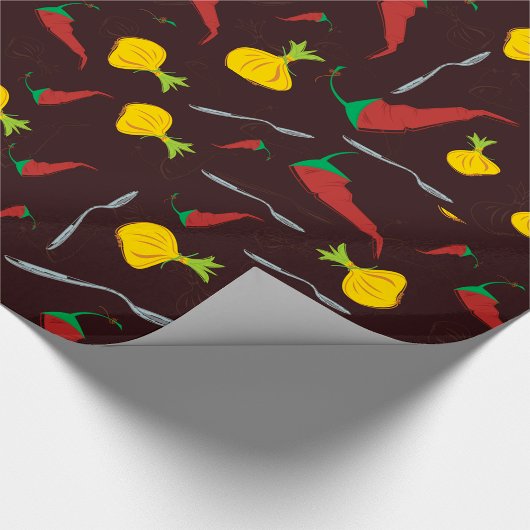 Peper en uien cadeaupapier