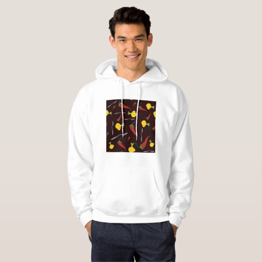 Peper en uien hoodie (Voorkant volledig)