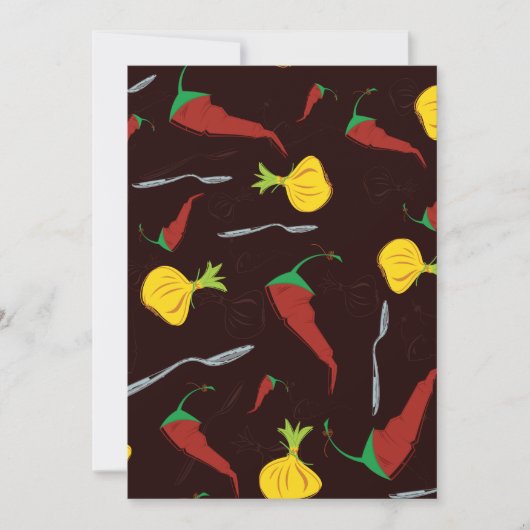 Peper en uien kaart (Voorkant)