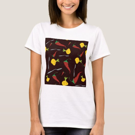 Peper en uien t-shirt (Voorkant)