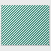 Peper Groen klassiek diagonaal strepenpatroon Cadeaupapier (Vlak)