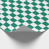 Peper Groen patroon geruit Cadeaupapier (Hoek)