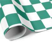 Peper Groen patroon geruit Cadeaupapier (Rol Hoek)