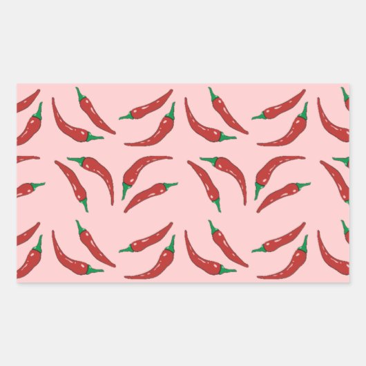 peper, kookachtig rechthoekige sticker (Voorkant)