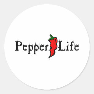 Peper Life Ronde Sticker