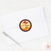 Peper met Flame Label Sticker (Envelop)