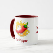 Peper met Mok voor vlamkoffie (Voorkant links)
