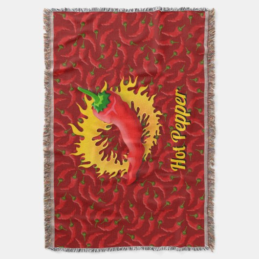 Peper met platte schroefdraad deken (Voorkant Verticaal)