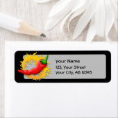 Peper met vlam etiket (Insitu)