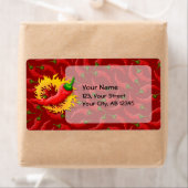 Peper met vlam etiket (Insitu)