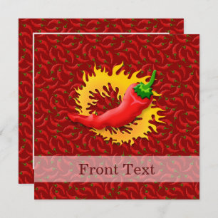 Peper met vlam kaart