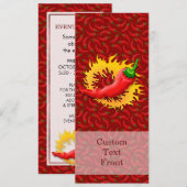 Peper met vlam kaart (Voorkant / Achterkant)