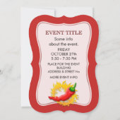 Peper met vlam kaart (Achterkant)