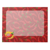 Peper met vlam notitieblok (Voorkant)