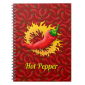 Peper met vlam Notitieboek (Voorkant)