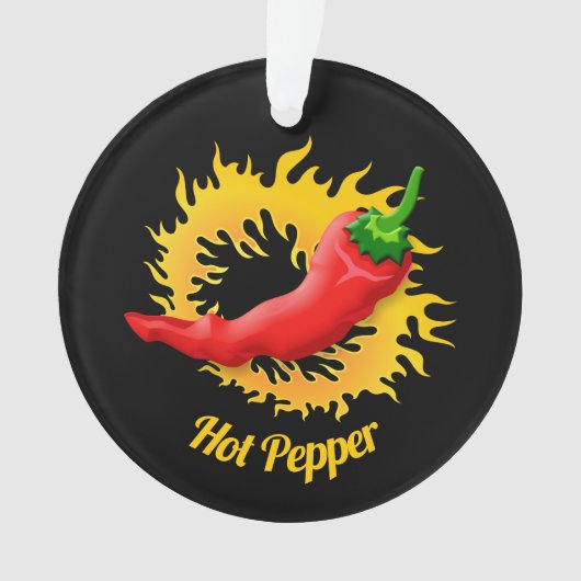 Peper met vlam Ornament (voorkant)
