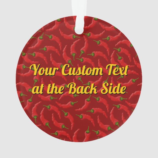 Peper met vlam Ornament (achterkant)