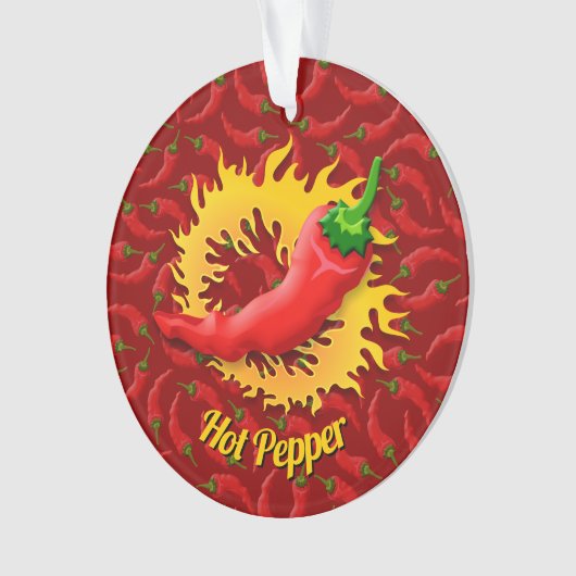 Peper met vlam Ornament (voorkant)