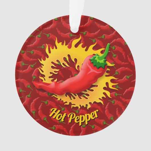 Peper met vlam Ornament (voorkant)