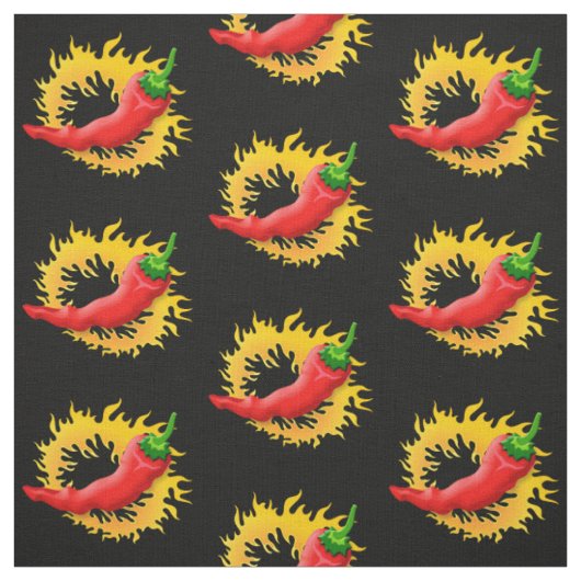 Peper met vlam stof (Swatch)