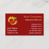 Peper met vlam visitekaartje (Voorkant)