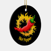 Peper met vlamkeramisch Ornament (Rechts)