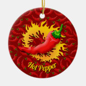 Peper met vlamkeramisch Ornament (Voorkant)