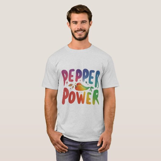 Peper Power T-shirt (Voorkant volledig)
