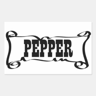 PEPER 'SPICE JAR' STICKER