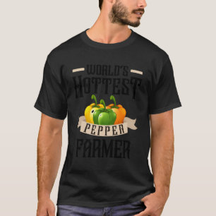 Peper tuinman 's werelds heetste peper boer t-shirt