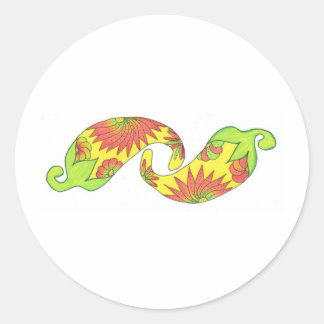 Peper uit het zuidelijke deel van de Stille Oceaan Ronde Sticker