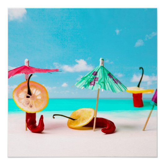 Peper van het Zee Poster (Voorkant)