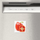 Peper van rode klokjes magneet (Insitu (Vaatwasser))