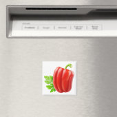 Peper van rode klokjes magneet (Insitu (Vaatwasser))