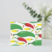 Peper van Spaanse peper Briefkaart (Staand voorkant)