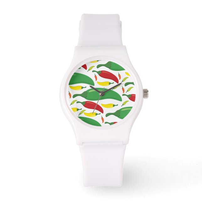 Peper van Spaanse peper Horloge (Voorkant)