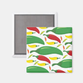 Peper van Spaanse peper Magneet (Voorkant / Achterkant)