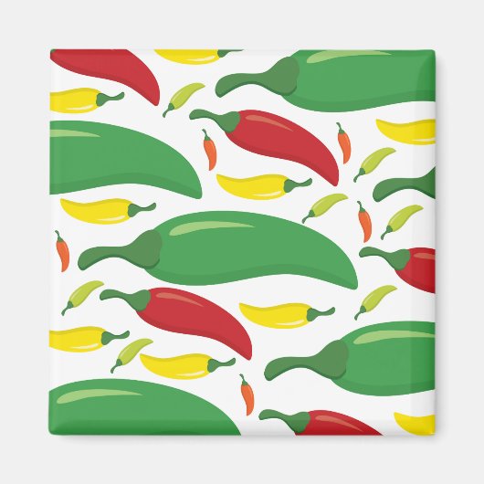 Peper van Spaanse peper Magneet (Voorkant)
