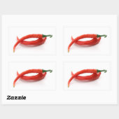 peper van Spaanse peper Rechthoekige Sticker (Vel)