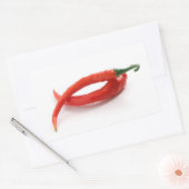 peper van Spaanse peper Rechthoekige Sticker (Envelop)