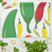 Peper van Spaanse peper Theedoek (Gevouwen)