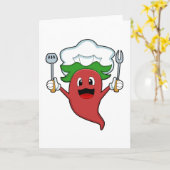 Peper Vegan Kok Kaart (Gele Bloem)