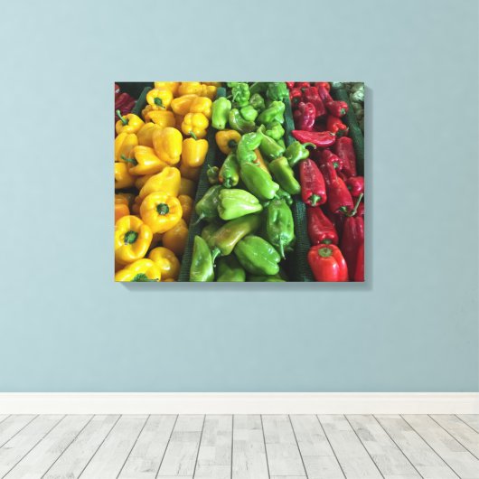 Peper!!! Verpakt Canvas 16x20 (Insitu (Houten vloer))
